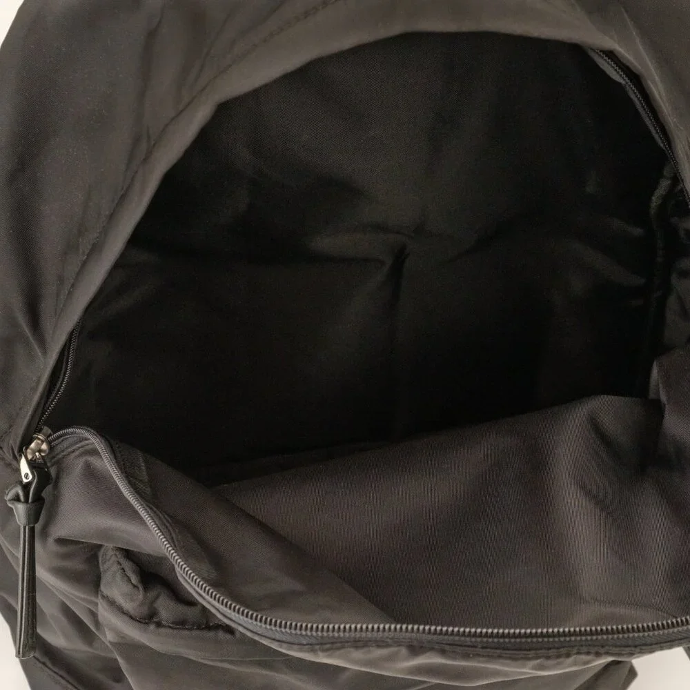 Dolce & Gabbana Nylon Distressed Milano Print Backpack, Black
